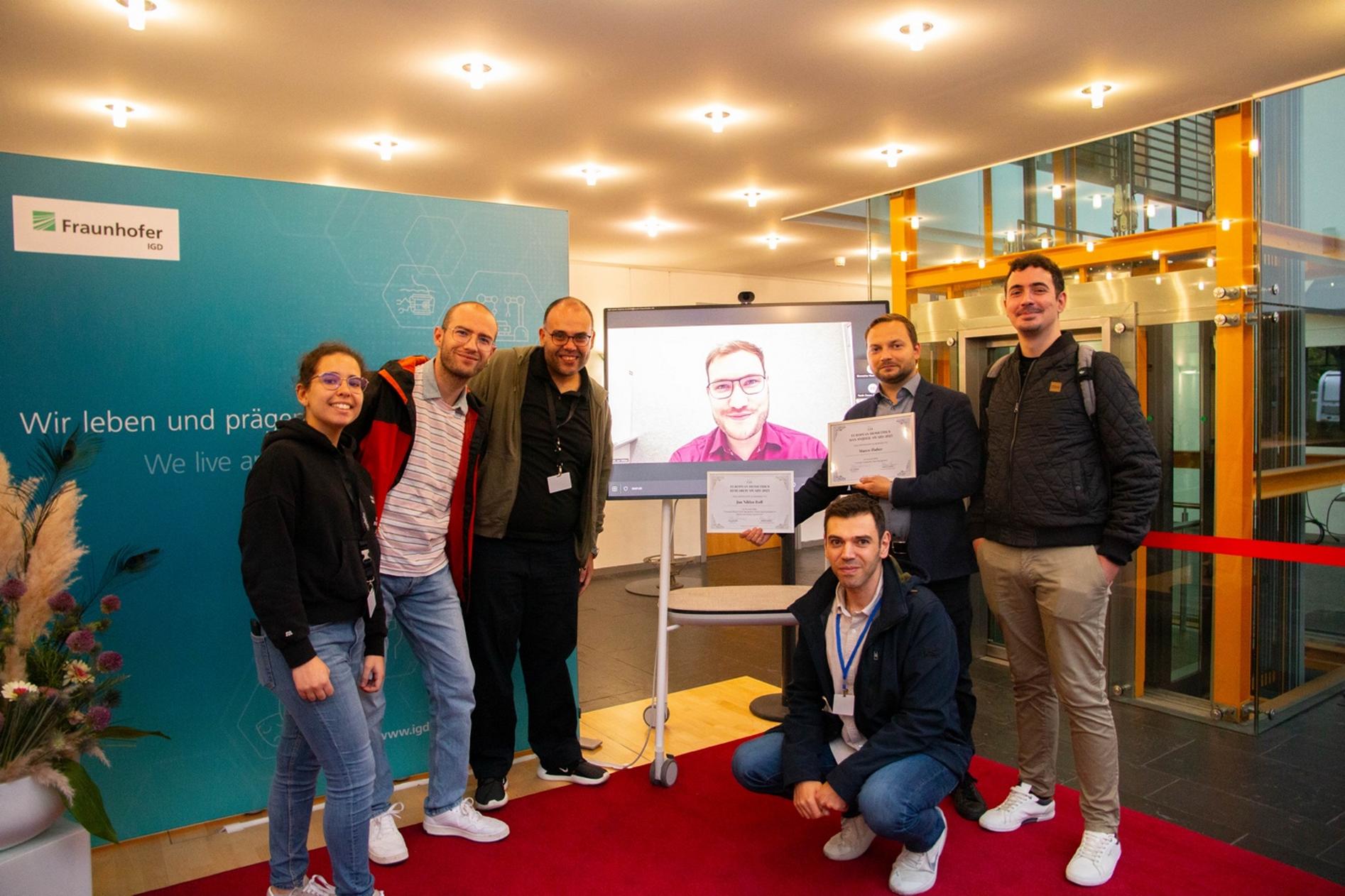 [Photo] Winner of the EAB Industry Jan Niklas Kolf: Towards Efficient Face Recognition: Deep Learning Models for Identity and Quality Assessment